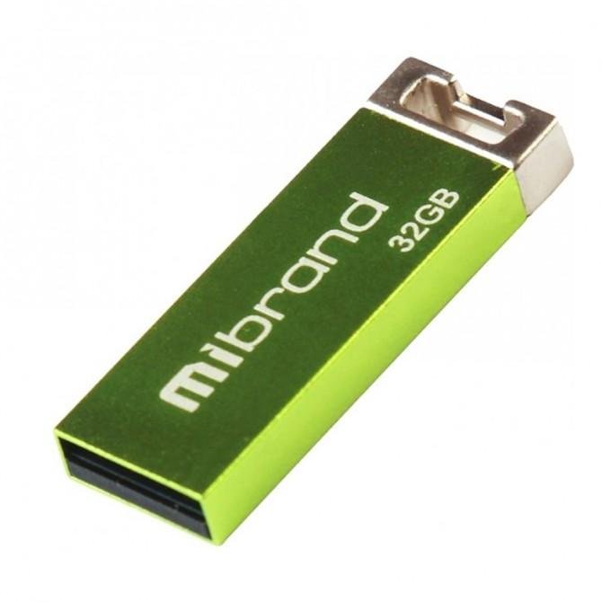 Флеш память Mibrand Chameleon 32Gb Салатовый-1