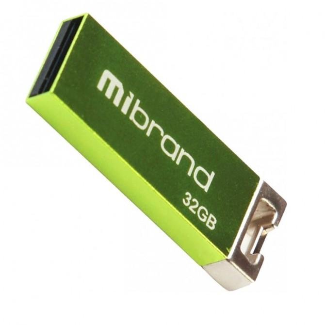 Флеш память Mibrand Chameleon 32Gb Салатовый-2