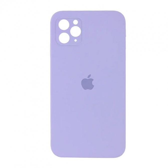 Оригинальный силиконовый чехол для iPhone 11 Pro Лиловый FULL (SQUARE SHAPE)