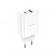 МЗП 1USB + Type-C Borofone BN4 PD20W+QC3.0 White