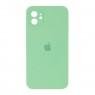 Оригінальний силіконовий чохол для iPhone 11 Світло Зелений FULL (with camera protection)