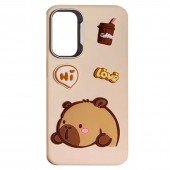 Чохол TPU Leather Toys для Xiaomi Note 13 Pro 5G/ Poco X6 (Capybara / Sand) Чохол TPU Leather Toys для Xiaomi Note 13 Pro 5G/ Poco X6 (Capybara / Sand)