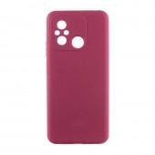 Чехол Original Soft Case Xiaomi Redmi 12C Бордовый FULL