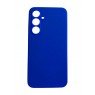 Силиконовый чехол Samsung Galaxy S24 FE Неоново-Синий FULL