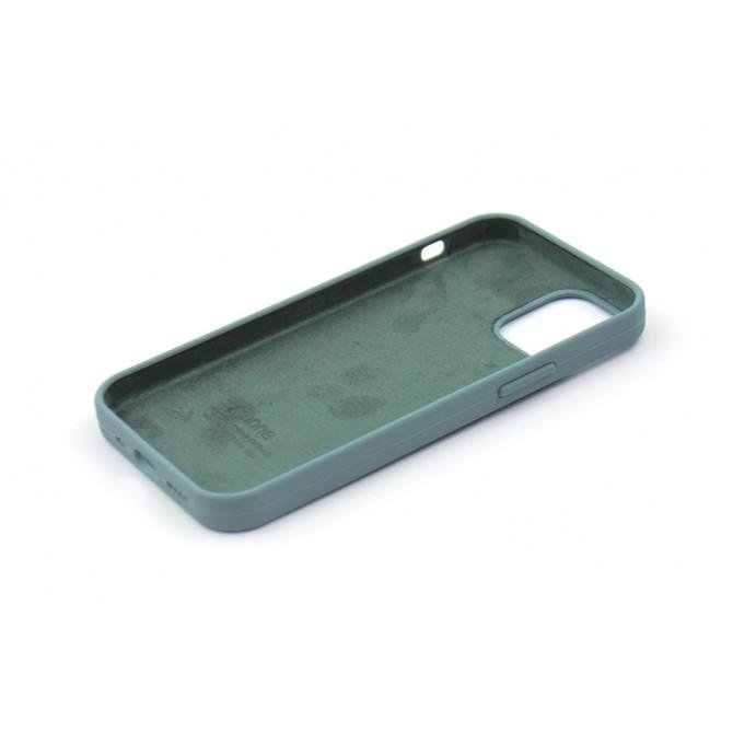 Оригинальный силиконовый чехол для iPhone 13 Pro Хвойно Зеленый FULL-3