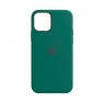 Оригинальный силиконовый чехол для iPhone 13 Pro Хвойно Зеленый FULL