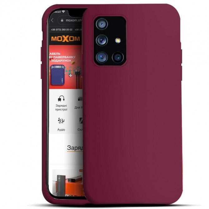 Original Soft Case Xiaomi Redmi Note 10 Бордовий FULL-1