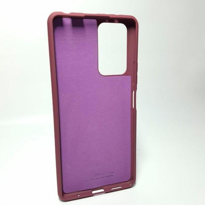 Original Soft Case Xiaomi Redmi Note 10 Бордовий FULL-3