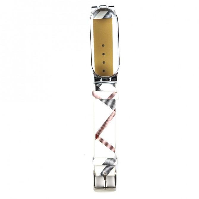 Ремінець для Xiaomi Band 5/6 Leather Burberry #2