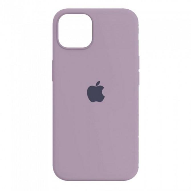 Оригинальный силиконовый чехол для iPhone 14 Plus Lilac FULL-1