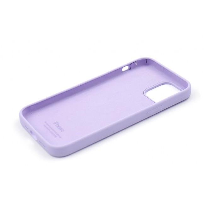 Оригинальный силиконовый чехол для iPhone 13 Pro Max Лаванда FULL-2