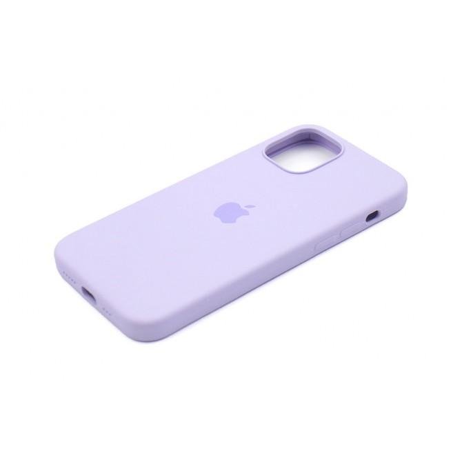 Оригинальный силиконовый чехол для iPhone 13 Pro Max Лаванда FULL-3
