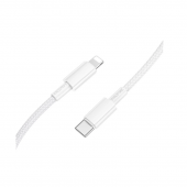 Кабель Borofone BX117 Certain Type-C to Lightning 27W White