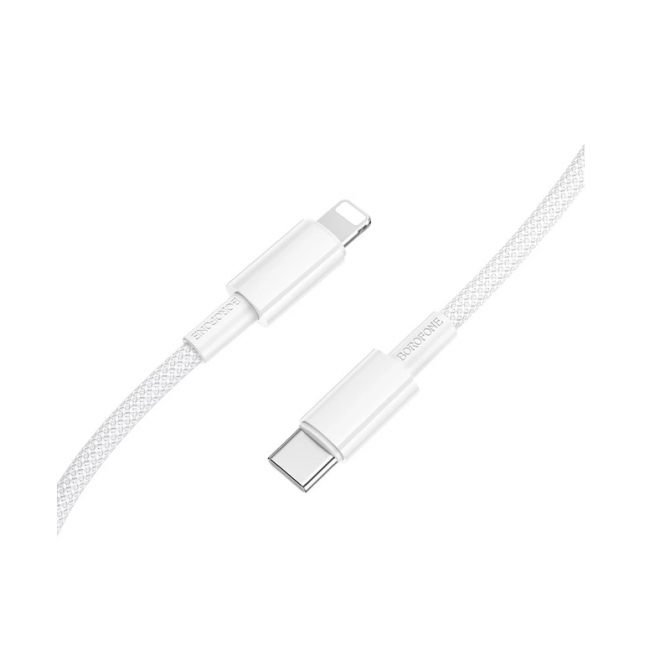 Кабель Borofone BX117 Certain Type-C to Lightning 27W White-1