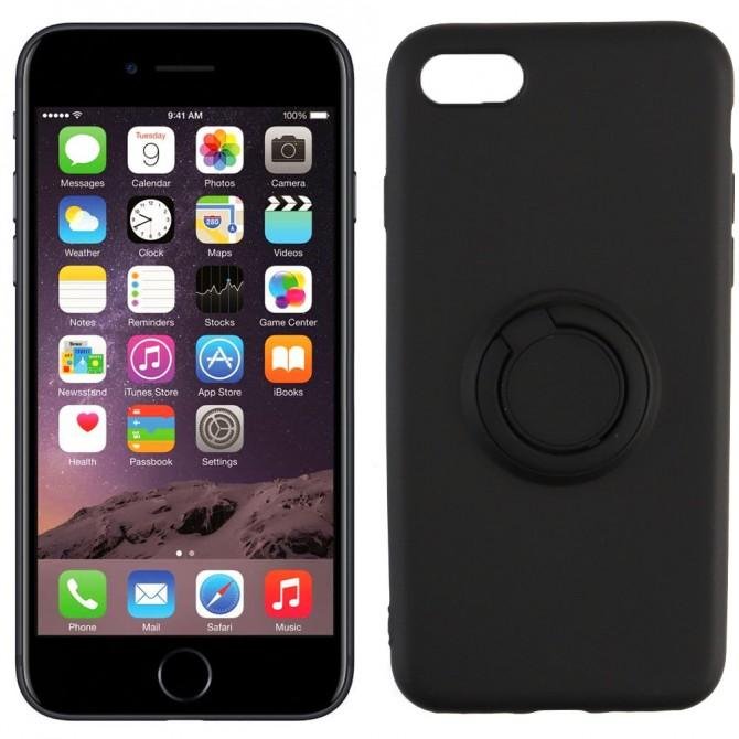 Чохол Ring Color для iPhone 7/8 Чорний