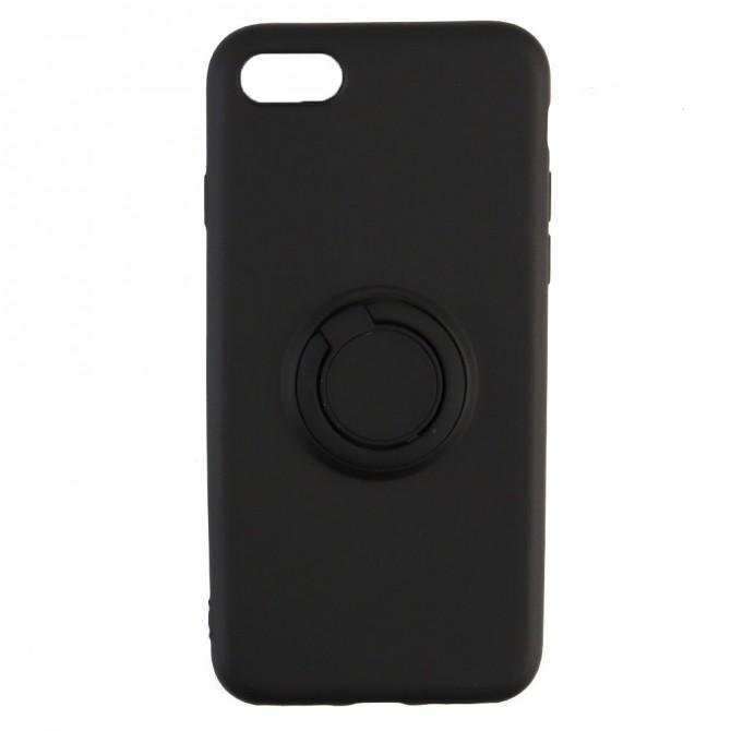 Чохол Ring Color для iPhone 7/8 Чорний-1