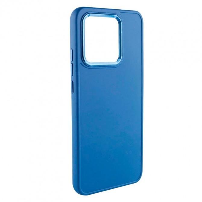 TPU чехол Bonbon Metal Style для Xiaomi Redmi Note 13 4G Темно Синий