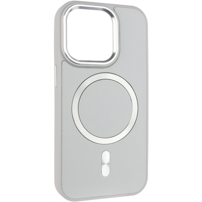 Кожаный чехол SnapCase with MagSafe для Apple iPhone 11 (6.1") Grey