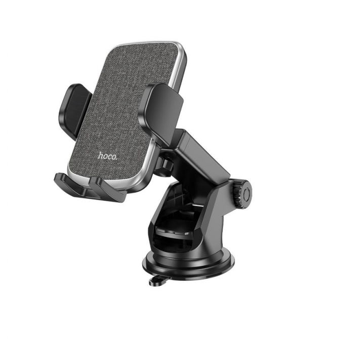 Холдер Hoco CA95 Polaris push-type telescopic suction cup Black