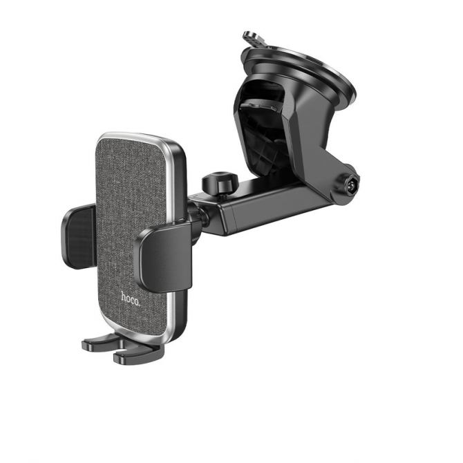 Холдер Hoco CA95 Polaris push-type telescopic suction cup Black-1