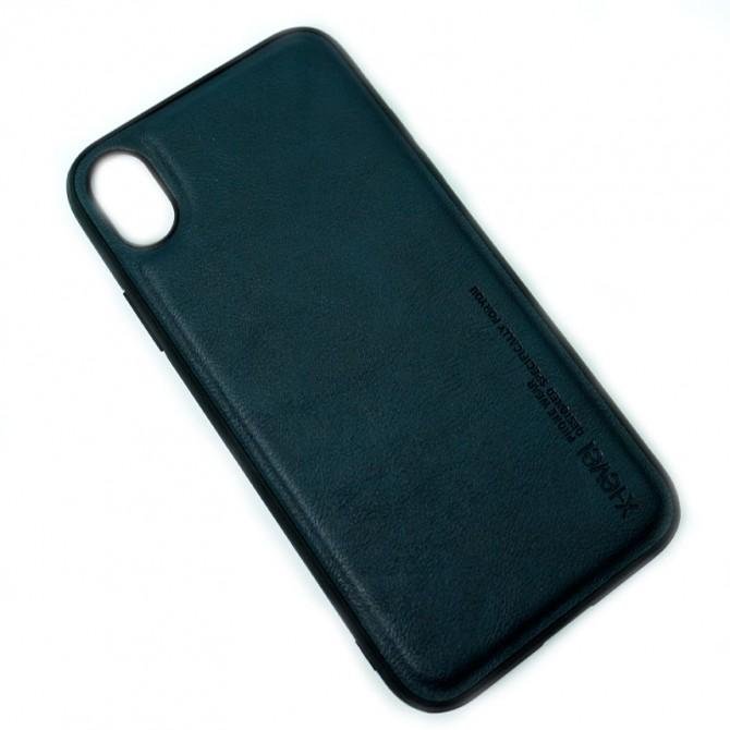 Чехол X-Level Leather series iPhone Xr Blue-2