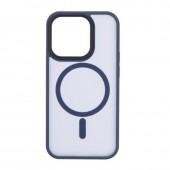 Чехол Pjur with Magsafe for iPhone 12/12 Pro Dark Blue