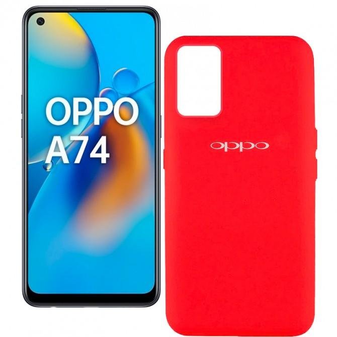 Original Soft Case Oppo A74 Червоний FULL-2
