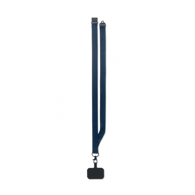 Шнурок для телефона (2cm) 140cm (Dark Blue)-1