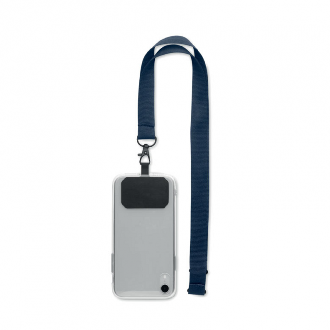 Шнурок для телефона (2cm) 140cm (Dark Blue)-2