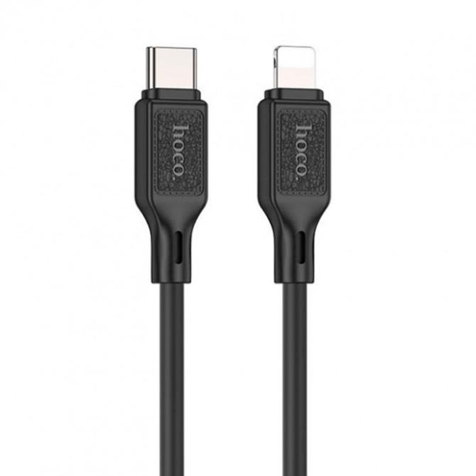 Кабель Hoco X90 Cool for Type-C to Lightning 20W Black 1m