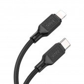 Кабель Hoco X90 Cool for Type-C to Lightning 20W Black 1m Кабель Hoco X90 Cool for Type-C to Lightning 20W Black 1m