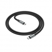 Кабель Borofone BX82 Type-C to Type-C 60W Black 1m