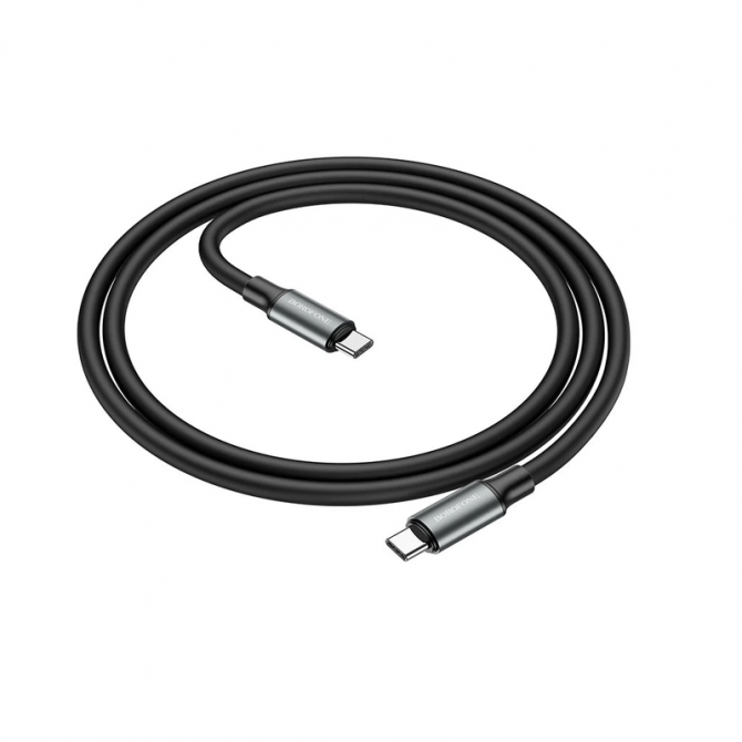 Кабель Borofone BX82 Type-C to Type-C 60W Black 1m-1