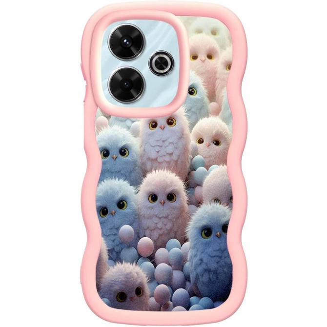 Чохол TPU Cloudy Pictures для Xiaomi Redmi Note 14 5G Owls