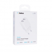 Сетевое зарядное устройство для Gelius Simple GP-HC059 2USB/2 4A + Cable Type-C White
