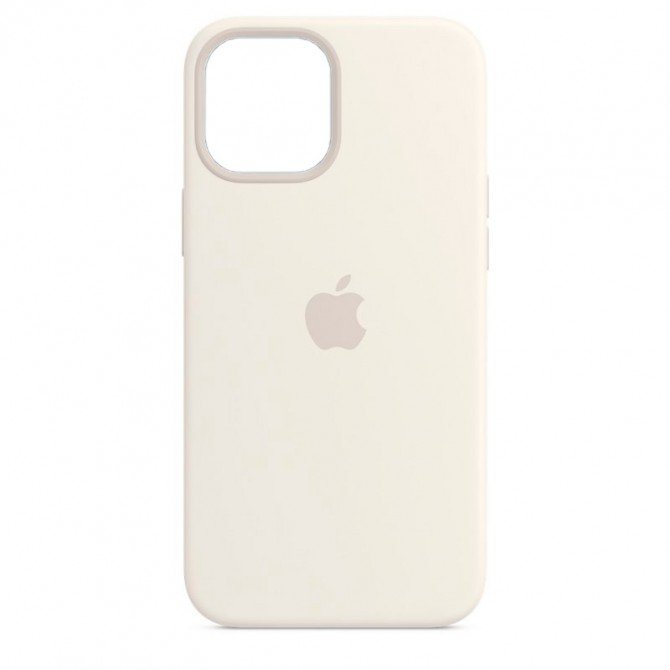 Оригинальный силиконовый чехол для iPhone 13 mini Молочный FULL