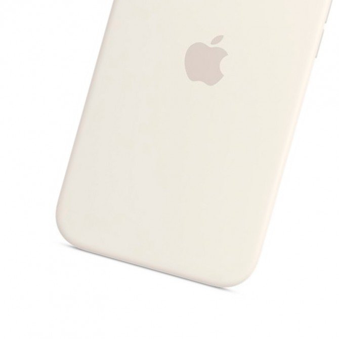 Оригинальный силиконовый чехол для iPhone 13 mini Молочный FULL-1