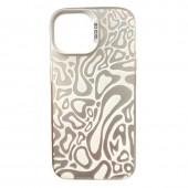 Чохол-накладка Colorful Circles для iPhone 16 Plus White