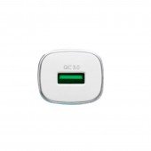 Автомобильное зарядное устройство Borofone BZ12A Lasting QC3.0 1USB 3A White Автомобильное зарядное устройство Borofone BZ12A Lasting QC3.0 1USB 3A White