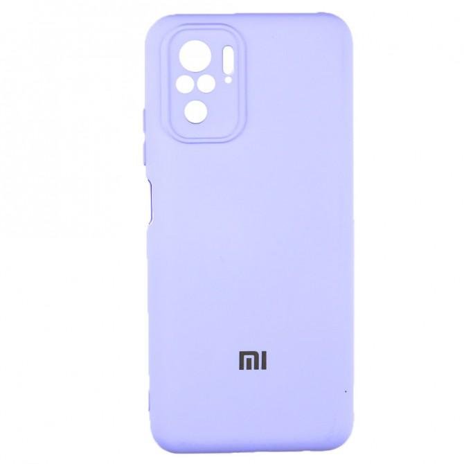 Чехол Soft Case для Xiaomi Redmi Note 10 Сиреневый FULL-1