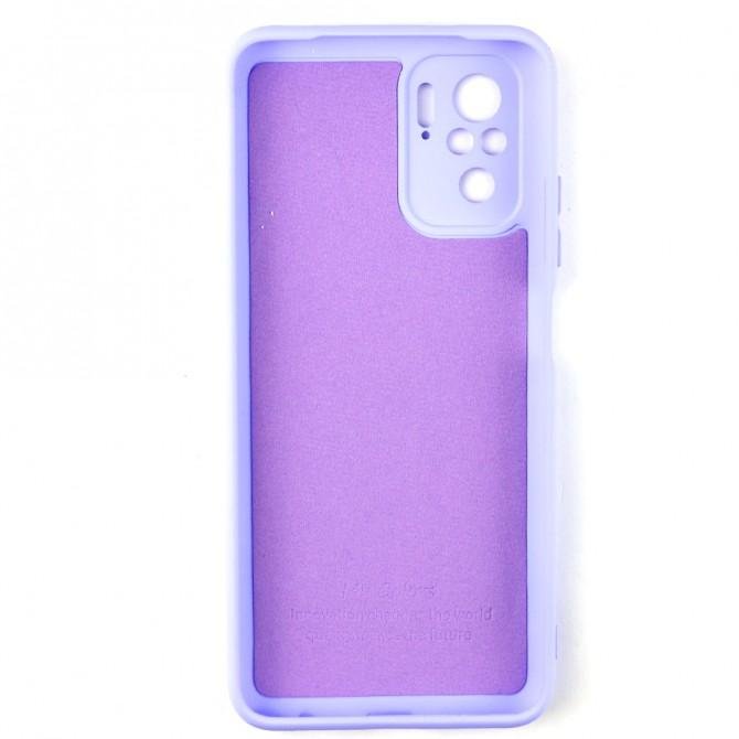 Чехол Soft Case для Xiaomi Redmi Note 10 Сиреневый FULL-2