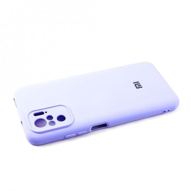 Чехол Soft Case для Xiaomi Redmi Note 10 Сиреневый FULL-3