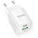 Сетевое зарядное устройство Hoco C147A 20W/1 Usb + 1 Type-C White