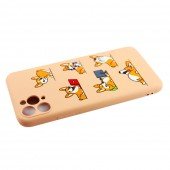 Чехол Funny Animals series для iPhone 12 Pro Max Pink Sand Corgi Чехол Funny Animals series для iPhone 12 Pro Max Pink Sand Corgi