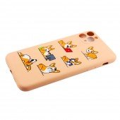 Чехол Funny Animals series для iPhone 12 Pro Max Pink Sand Corgi Чехол Funny Animals series для iPhone 12 Pro Max Pink Sand Corgi