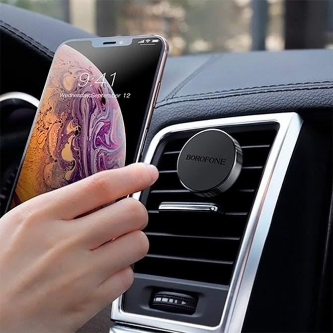 Холдер Borofone BH8 Air outlet magnetic Black-2