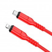 Кабель Hoco X59 Victory PD Type-C to Lightning 20W/3A Red 1m Кабель Hoco X59 Victory PD Type-C to Lightning 20W/3A Red 1m