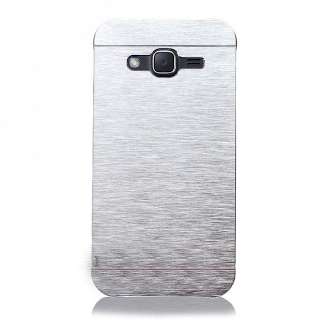 Чехол Ultra Steel Defense для Samsung J200 (J2) Silver-1