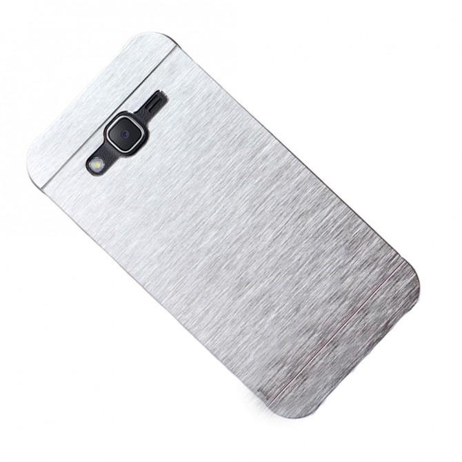 Чехол Ultra Steel Defense для Samsung J200 (J2) Silver-3