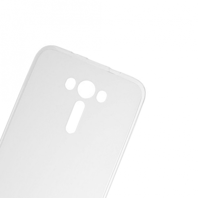 Чохол Ultra Thin Silicone Remax 0.2 mm для Asus Zenfone 2 Laser (5.5"-ZE550KL) Білий-2